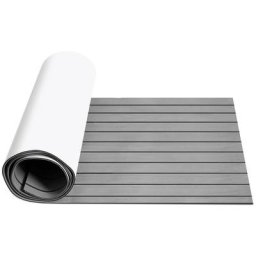Tapis de sol tapis de pont tapis anti-dérapant teck mousse eva 240x60cm - Gris - Hengda