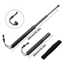 Moonstars - Bâton oscillant flexible anti-dérapant outils d'auto-protection bâtons de randonnée