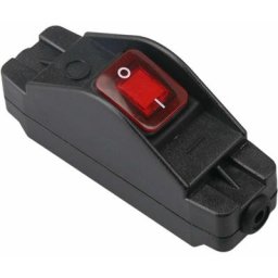 Swyeoot - Ip65 Button Inline Cord Switch Étanche Noir On/off Switch 30a 220v