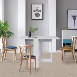 Wyctin - Hofuton Table Pliante, L102.5cm, Blanc