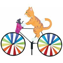 Autre statue de jardin Animal sur vélo Moulin à vent Wind Spinner Garden Lawn Yard Decor - 7