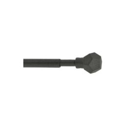 Tringle Metal extensible Mobois embout boule à facettes météorite - 40 à 65 cm - 464001319 - Blanc