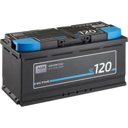 12V 120Ah agm batterie decharge lente Deep Cycle sc 120 marine, moteur electrique bateau, camping