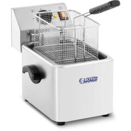 Friteuse Électrique Professionnelle Inox Avec Cuve Amovible Zone Froide 8L 2500W - Rouge
