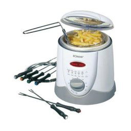 Bomann - Friteuse et fondue pour 6 personnes 1L ffr 1290 cb Blanc - Blanc