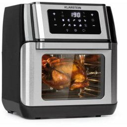 Klarstein - Airfryer Friteuse à air chaud, grande capacité 10 litres , 1500W , Friteuse électrique,