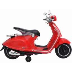 Moto électrique pour enfants Vespa GTS300 rouge vidaXL - Rouge