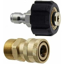 M22-14 Ensemble d'adaptateurs pour nettoyeur haute pression, adaptateurs pivotants 3/8 à connexion