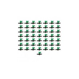 Goutte a goutte 12MM robinet darret goutte a goutte vanne dirrigation pack 50 mm 12 robinets darret