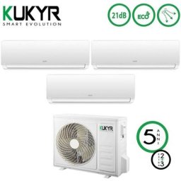 Trial split inverter air conditioner series sun 9+9+9 with multi27-out r-32 9000+9000 - new - Kukyr
