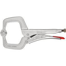 Pince-étau Knipex souder - 280mm - Zinguée brillante - Mors mobiles - Capacité 90mm - ( Prix pour 1