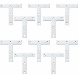 Supports en Forme de t, Plaque de Réparation Plate, Supports d'angle en Acier Inox, Plaques de