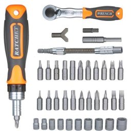38pc Ratchet Screwdriver Bit Set Magnetic Screwdrivers Kit Electronics Repair Tool Kit with