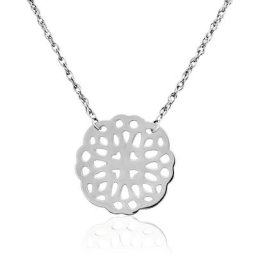 Collier Marie-joele Acier Blanc