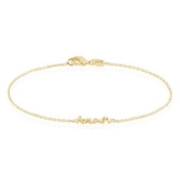 Bracelet Plaqué Or Jaune Amore
