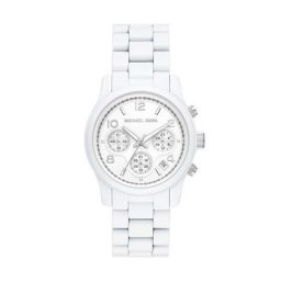 Montre Michael Kors Fossil Runway Blanc
