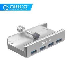 ORICO – Hub externe USB 3.0 avec 4Ports en aluminium avec Clip réglable 10-30mm pour Macbook Air