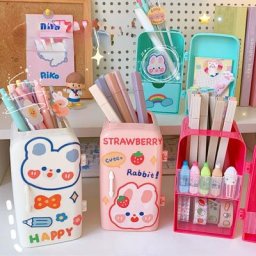 Porte-stylo de réfrigérateur créatif Kawaii multifonction grande capacité bureau évalué