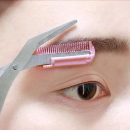 EyeblogugTrimmer-Ciseaux avec peigne épilation des cils du visage toilettage rasoir cosmétique