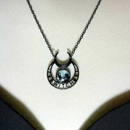 Collier gothique à pendentif de nuit en croissant pour femmes et filles bijoux de mode