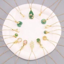 Collier pendentif Pipa Elephant Zunderes acier inoxydable style chinois tour de cou bijoux