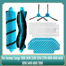 Brosse latérale principale pour aspirateur robot filtre Hepa pièce de vadrouille pour Cecotseats