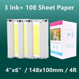 Papier encreur pour IL SELPHY CP1200 CPlingCP910 CP900 CPusk ES1 ES2 ES30 CP100 CP200