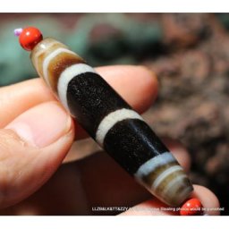 Wisure Magic Power-Agate tibétaine ancienne Type de ligne Médecine guérisseuse Symdains