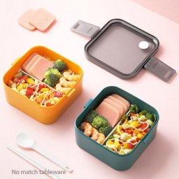 Boîte à déjeuner Portable micro-wae conteneur à déjeuner chauffant salade fruits boîte de rangement