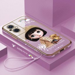 Étui de luxe souple avec lanière pour téléphone OPPO Reno 8Z 5G 8 7 7 Pro 7Z 6 6Z 5 5F 4F