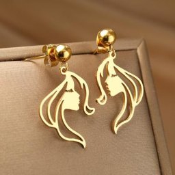 Boucles d'oreilles en acier inoxydable pour femmes boucles d'oreilles en acier inoxydable
