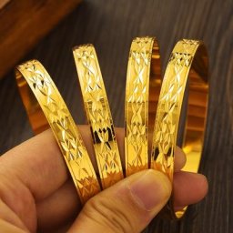 Bracelets de mariage de Dubaï pour femmes bijoux éthiopiens bracelets indiens en or cadeaux