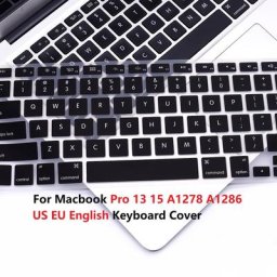 Juste de clavier en silicone souple étanche pour Macbook Pro US EU Dean A1278 A1286 13 15 CD