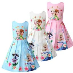 Robe de princesse Elsa 2 pour filles vêtements pour enfants tenue de fête d'anniversaire