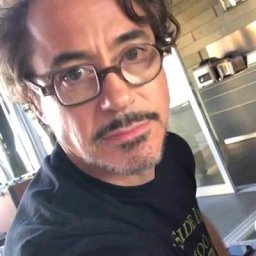 Iron Man Robert Downey. Jr-Lunettes de vue en acétate faites à la main pour hommes monture ronde