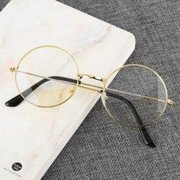 Lunettes rétro à monture ronde Anti-bleu verres ultralégers bloquant la lumière bleue lunettes