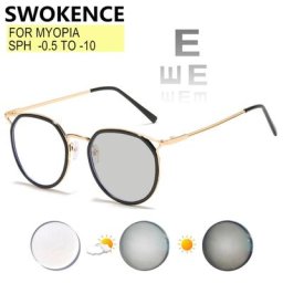 Lunettes de myopie SPH -0 5 à -10 Hommes Femmes Lunettes de vue pour myopie ou astigmatisme Verres
