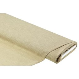 Tissu pour rideaux ""aspect lin"", beige
