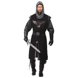 Déguisement de chevalier noir pour hommes