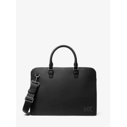 Michael Kors Porte-documents fin Hudson en cuir texturé