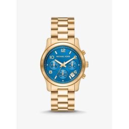 Michael Kors Montre Runway dorée
