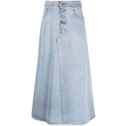 MM6 by Maison Martin Margiela Jupe en jean à coupe longue