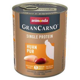 24x800g Adult Single Protein pur poulet Animonda GranCarno - Pâtée pour chien