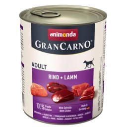 12x800g Original bœuf, agneau Animonda GranCarno - Pâtée pour chien