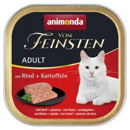 6x100g Adult bœuf, pommes de terre Animonda Vom Feinsten - Pâtée pour chat