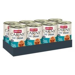 8x140mL Boisson Animonda Carny Cat Drink Thon - Friandises pour chat