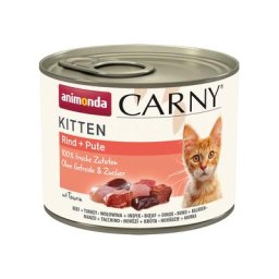 Lot Animonda Carny Kitten 12 x 200 g pour chaton - bœuf, dinde