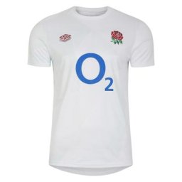 Maillot d'échauffement Angleterre Rugby - Blanc brillant - Junior