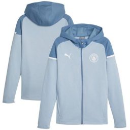 Sweat capuche Veste Manchester City Casuals - Bleu