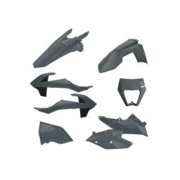 POLISPORT Kit plastique Enduro gris nardo KTM EXC/EXC-F